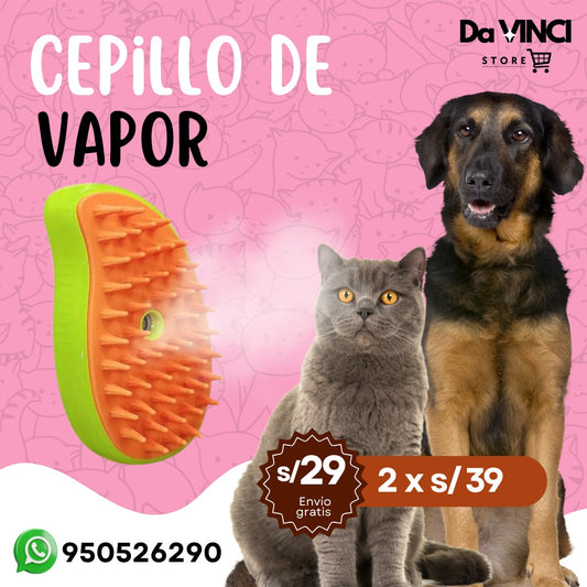 Cepillo a Vapor para mascotas